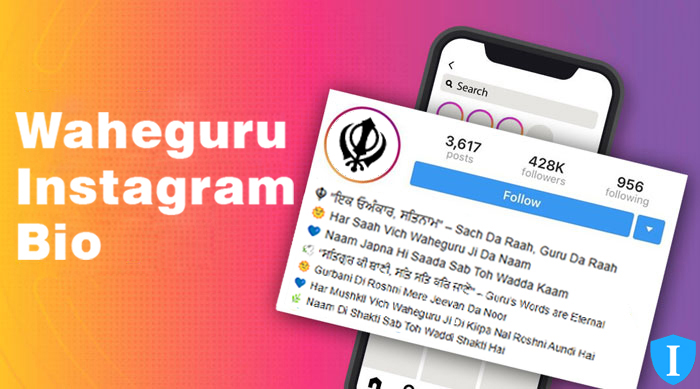 Waheguru Instagram bio